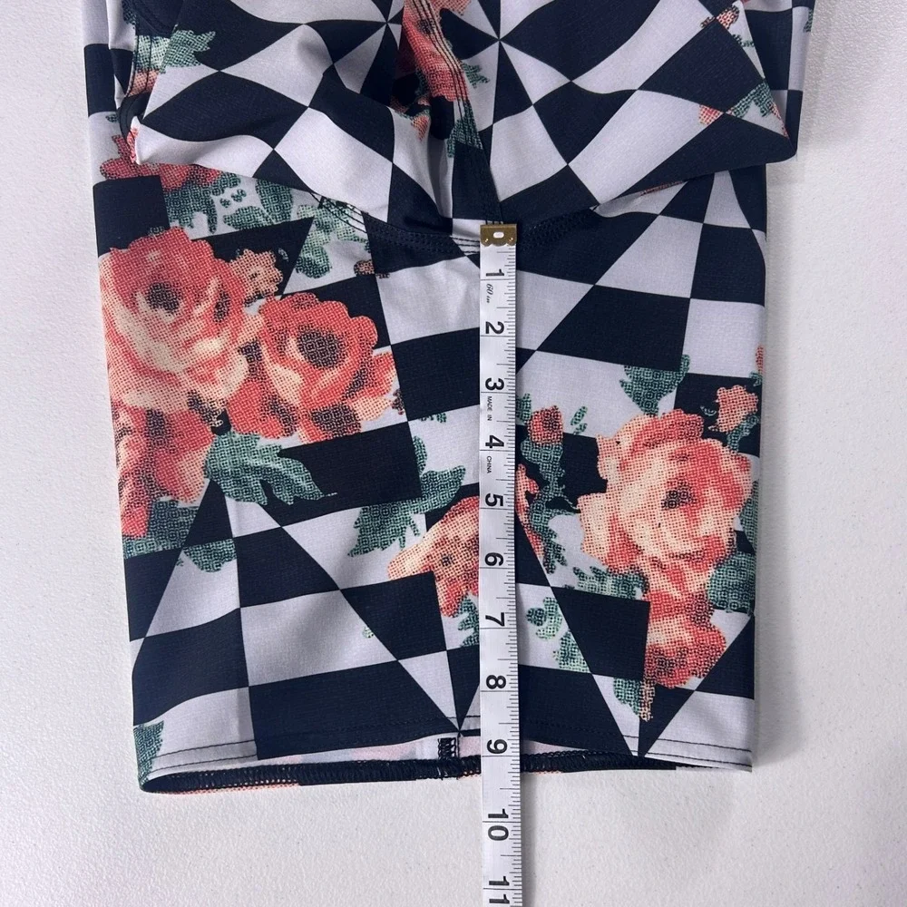 Billabong‎ Sundays Pro Upcycler Board Shorts Mens 28 Floral Checkerboard NWT